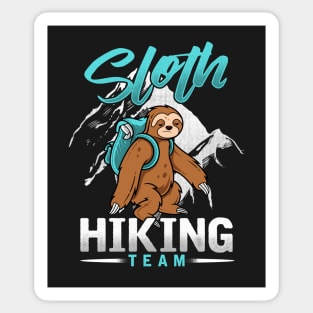 Sloth Hiking Team Sticker